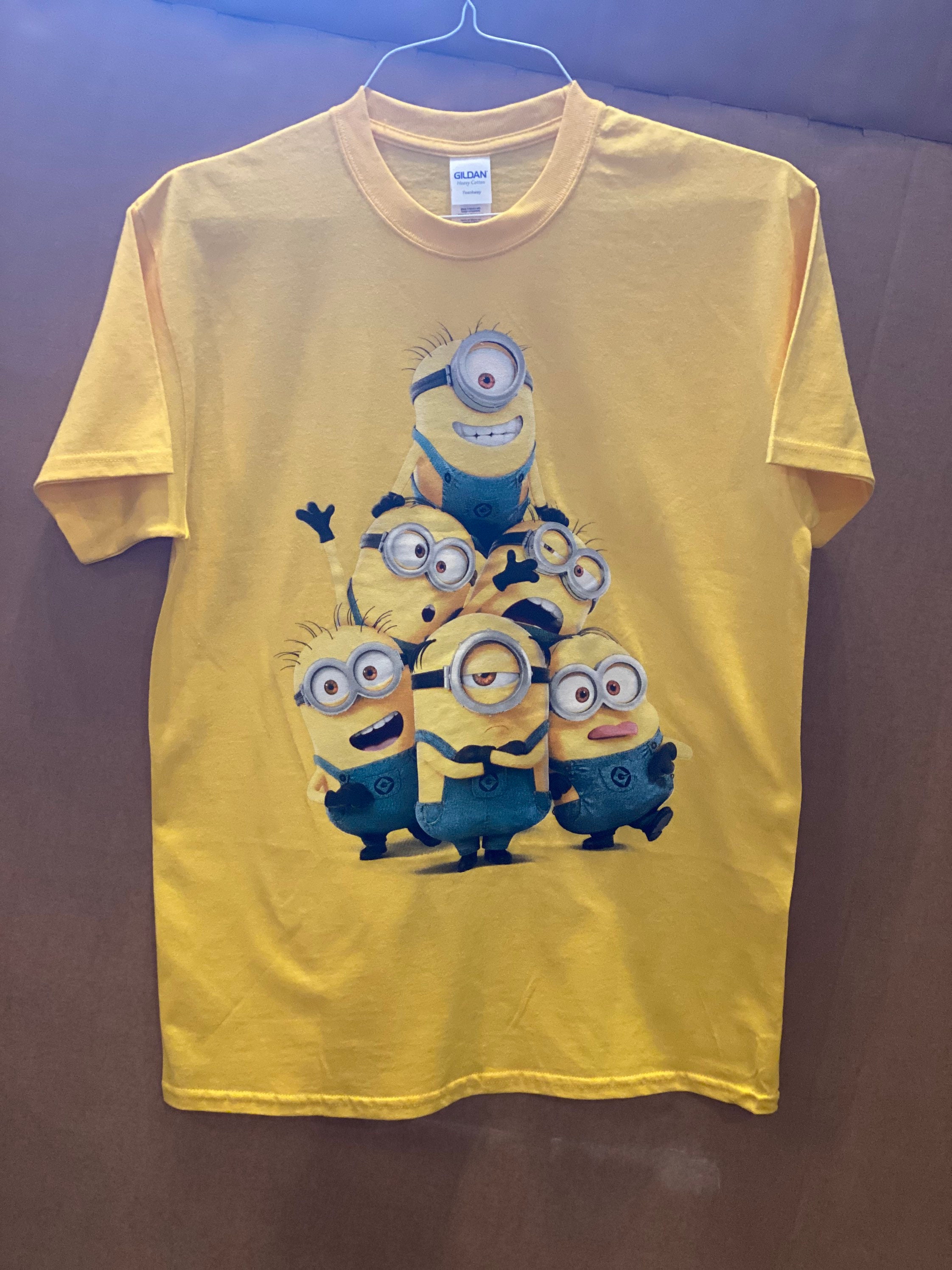 NEW Adult T Shirts Minions the Dispicables Glow in the Dark - Etsy