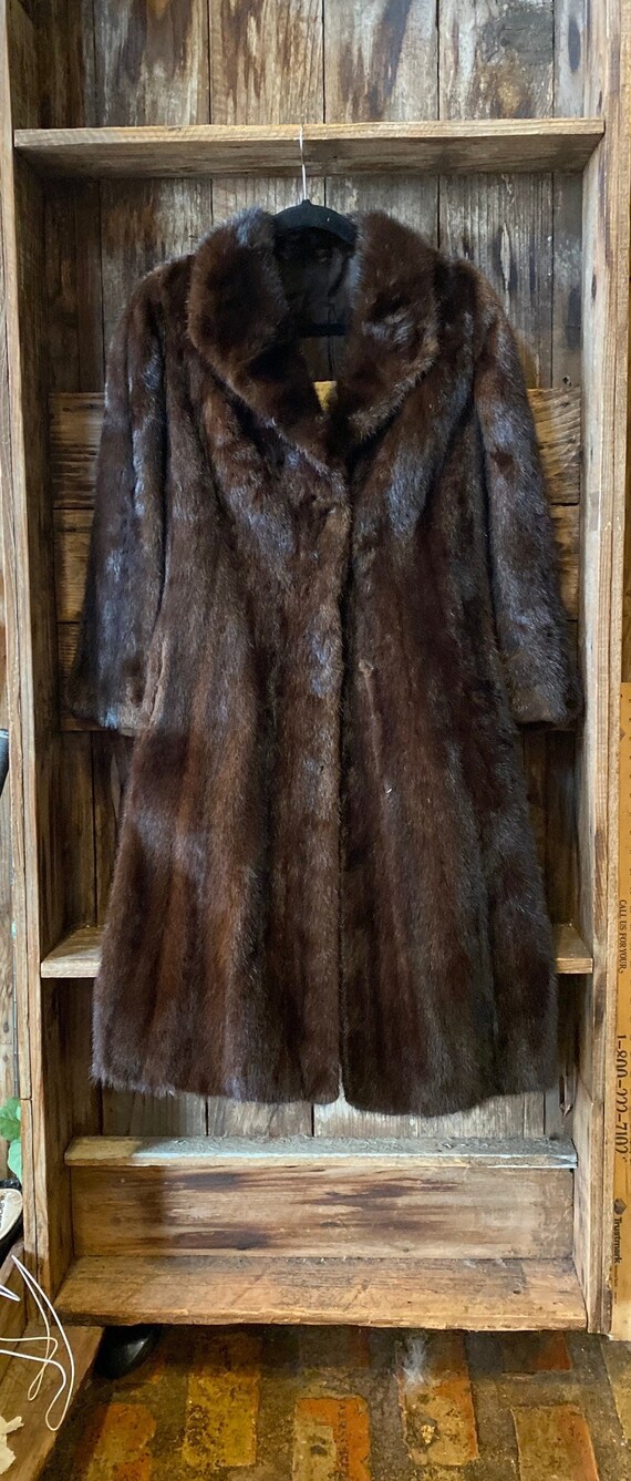 Mahogany mink best sale coat