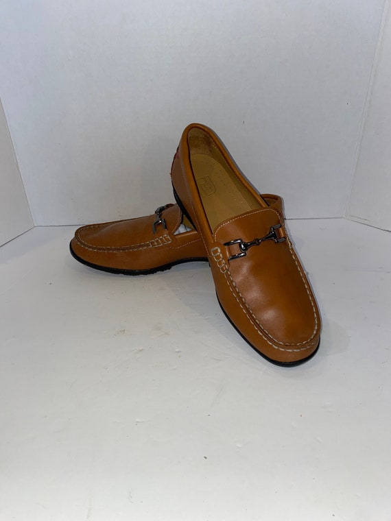 Foot Joy Mens Golf Shoes Brown Leather Loafers golf Shoes 8