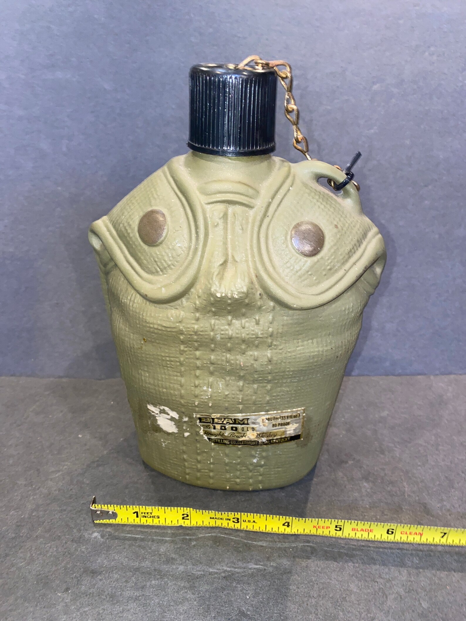 Vintage Jim Beam 1979 Canteen Decanter Collectible US Army Etsy