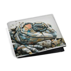 Graffiti Art Frosch Brieftasche - Münztasche - Id Halter - Kreditkartenfächer - Reptil Bild Geldbörse