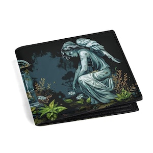 Cartera Ángeles Góticos - Ventana para identificación - Ranuras para tarjetas de crédito - Monedero - Monedero con foto