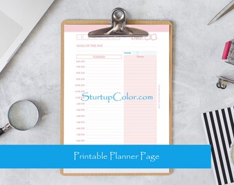 Printable Planner Page, Inserts, Household Binders, Monthly calendar day page and more to organise your life, home and small business plans