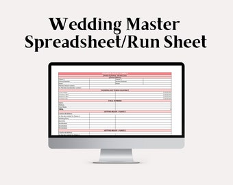 Wedding Run Sheet Template Etsy Australia Wedding Run Sheet Template Etsy Australia