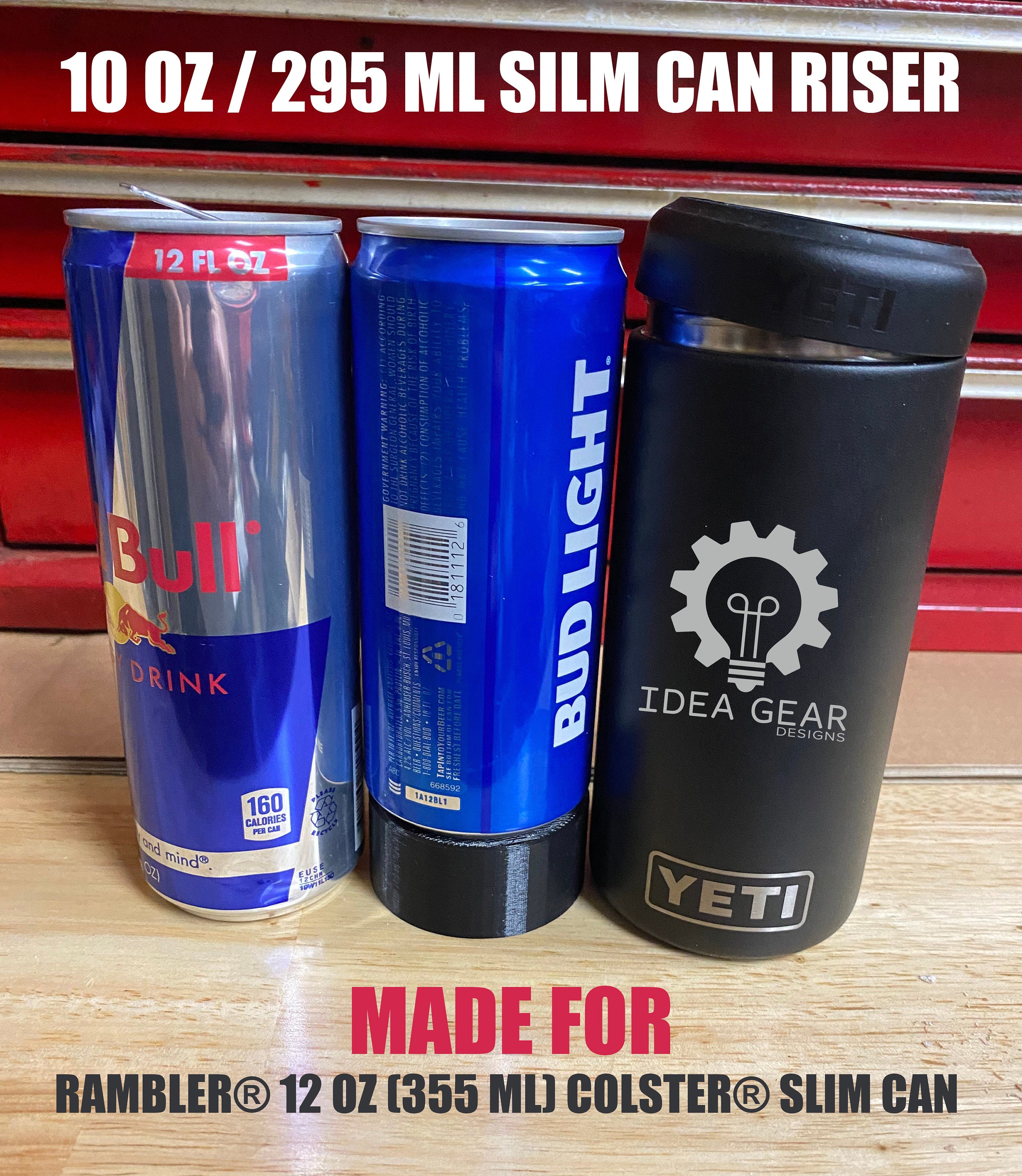 Fity Slim 2 Pack A Short 8oz 222ml Slim Can Adapter for 12oz 355ml Tall  Slim YETI Can Coolers 