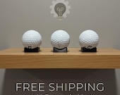 3 Pack Golf  Ball Holder / Stand / Display / Shelf Display - Golf art and decor