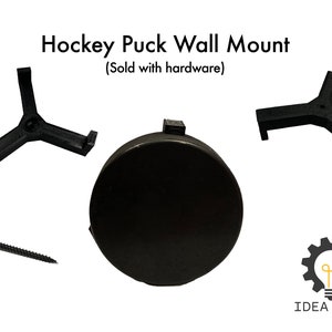 Hockey Puck Wall Mount Bracket - Sold with Hardware Included)