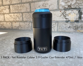 3 Pack Yeti Rambler Colster 2.0 Cooler Can Extender 473ml / 16oz Mix &  Match Colours 