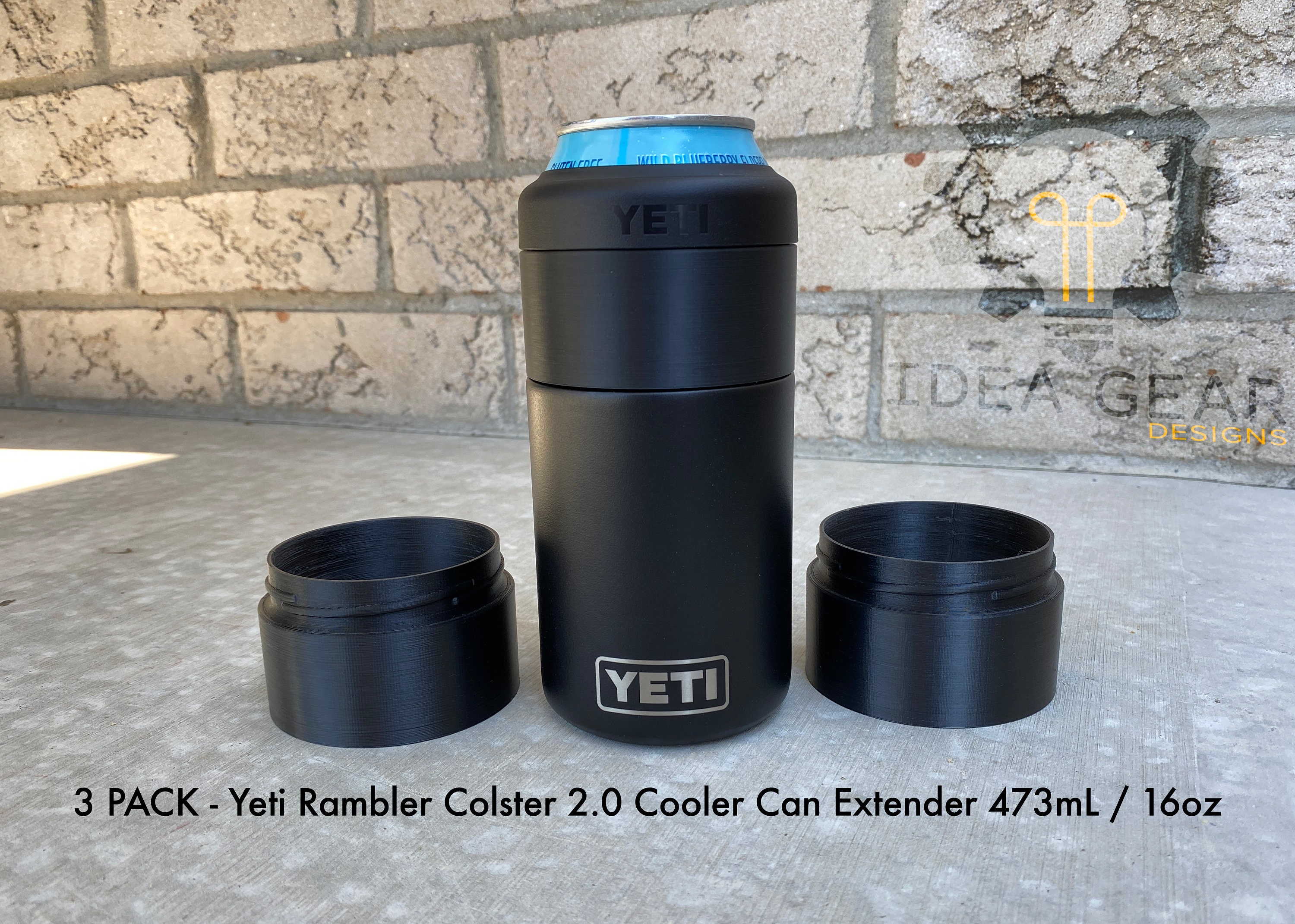 Buy 3 Pack Yeti Rambler Colster 2.0 Cooler Can Extender 473ml