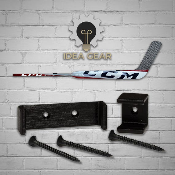 GOALIE Hockey Stick Wall Mount Brackets (set) – Hardware Included