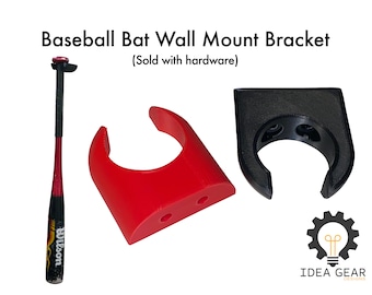 Baseball Bat Wall Mount – Secure Display Bracket with Hardware