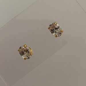 Oval Stone Studs | Stud Earrings |