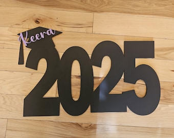 Wood graduation sign, graduation guestbook sign, grad party decor, senior photo prop, personalized graduation gift, wood senior guestbook