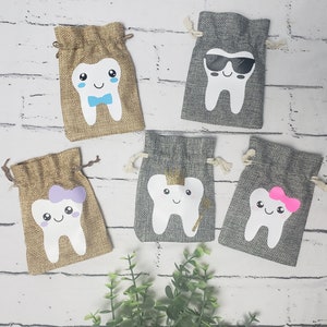 Personalized Tooth Fairy Keepsake Bags, Tooth Fairy Keepsake, Tooth Pouch, tooth fairy pouch, girl or boy tooth fairy bag, Tooth Container