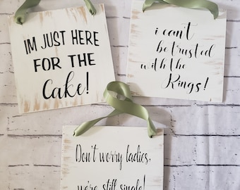 Custom Wooden Sign, Custom Ring Bearer Sign, Flower Girl, Custom Wedding Sign, Rustic Wedding Decor, Wedding Ceremony Sign, Ring Security