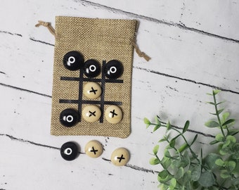 personalized tic tac toe game for kids, portable kid games, wedding favor, kids travel games, tic tac toe pouch, easter basket gifts for kid
