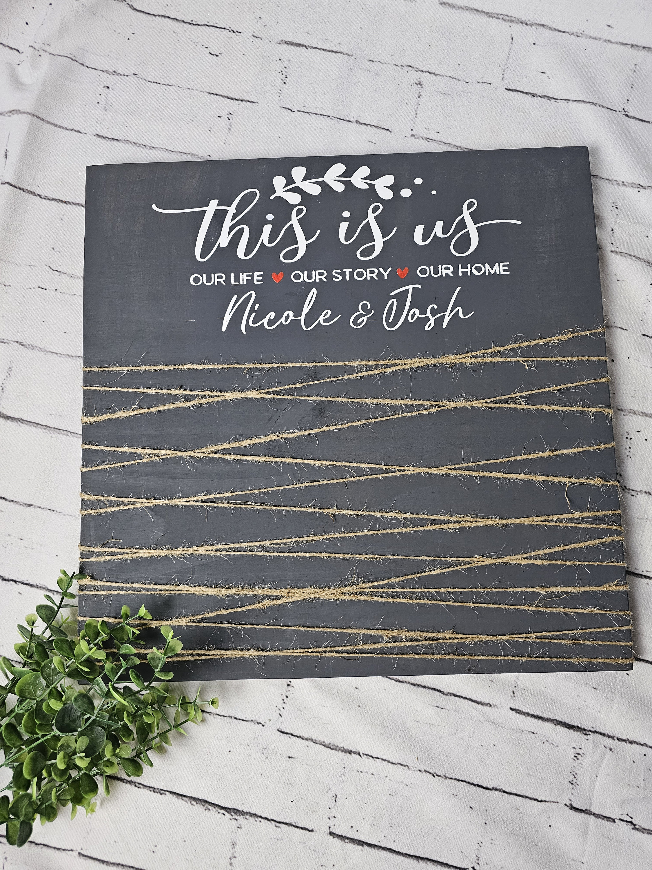 This Is Us photo holder, Wooden Sign and Picture Holder, photo board, clothes pin photo sign, This is us decor, our first home, wedding gift