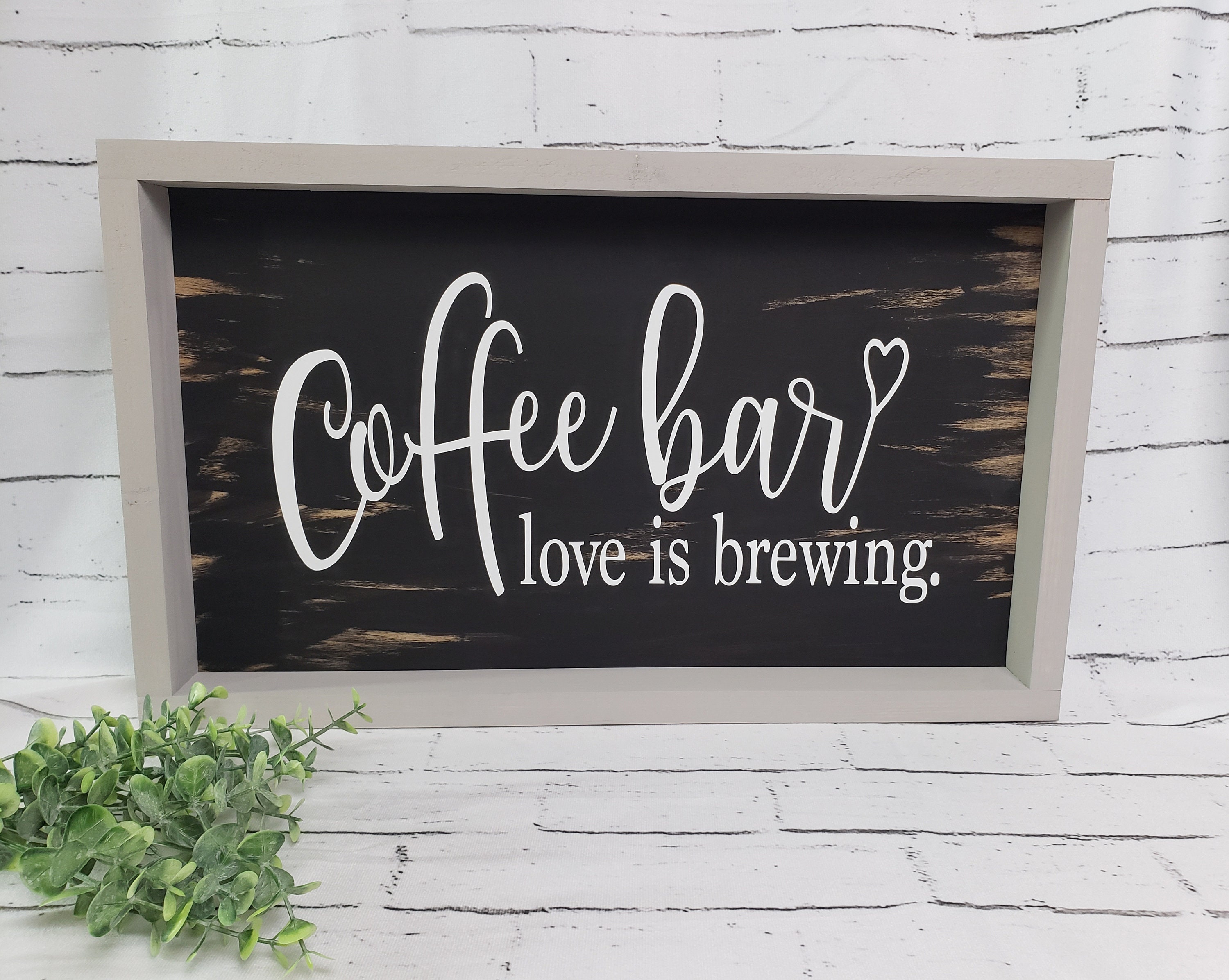 Coffee bar sign, coffee bar decor, kitchen sign, coffee sign, kitchen wall decor, Farmhouse Wall Decor, Coffee Signs for Kitchen Wall Art