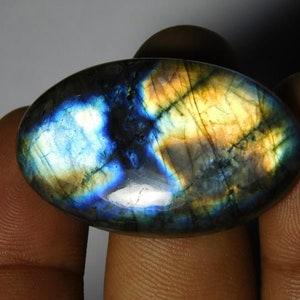 AAA Quality purple Labradorite Cabochon,Labradorite Gemstone,Labradorite Loose Gemstone,Labradorite Semi precious, 58Cts.(39X24)MM