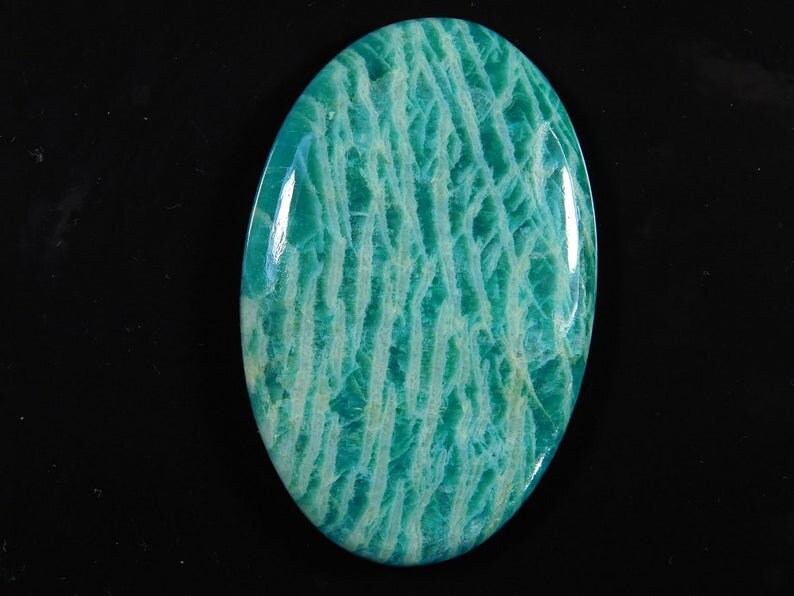69.00 Cts Beautiful Natural Amezonite Cabochon Amezonite Loose Gemstone 29x45x6 MM Approx Amezonite Pendent For Jewelry Making