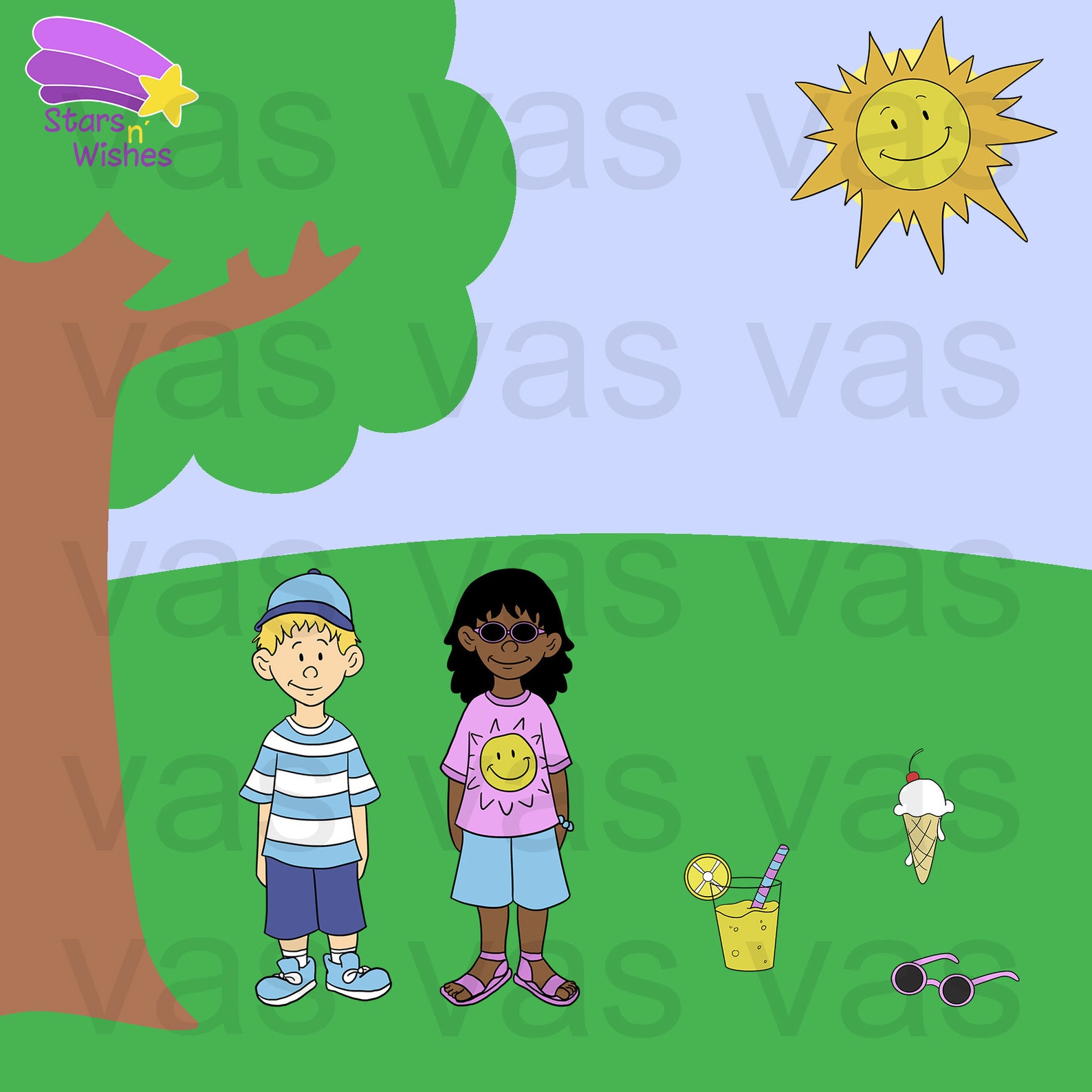 Season Clip Art, Season Clipart, Spring Clipart, Summer Clipart, Fall ...