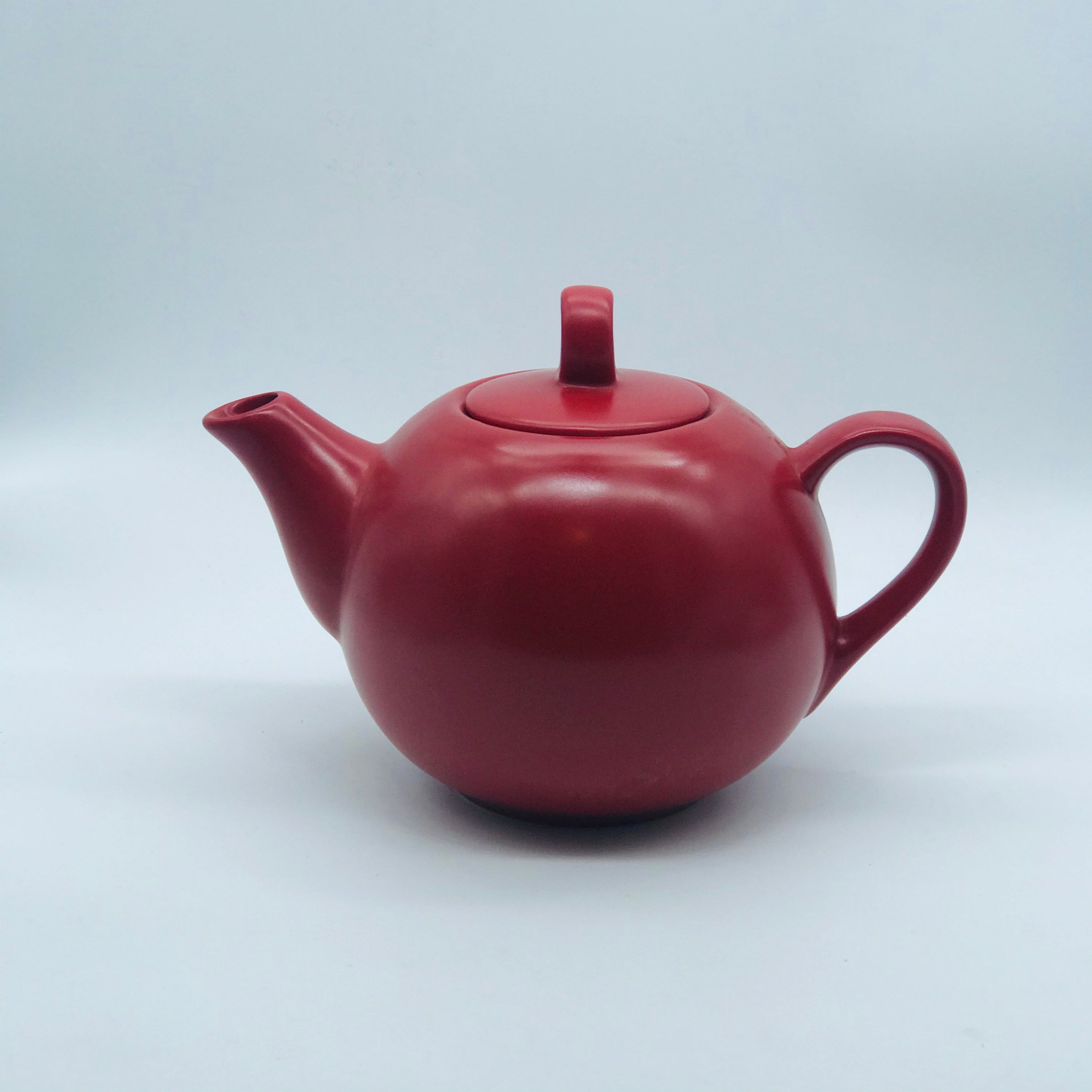 Red ceramic teapot studio art pottery Etsy