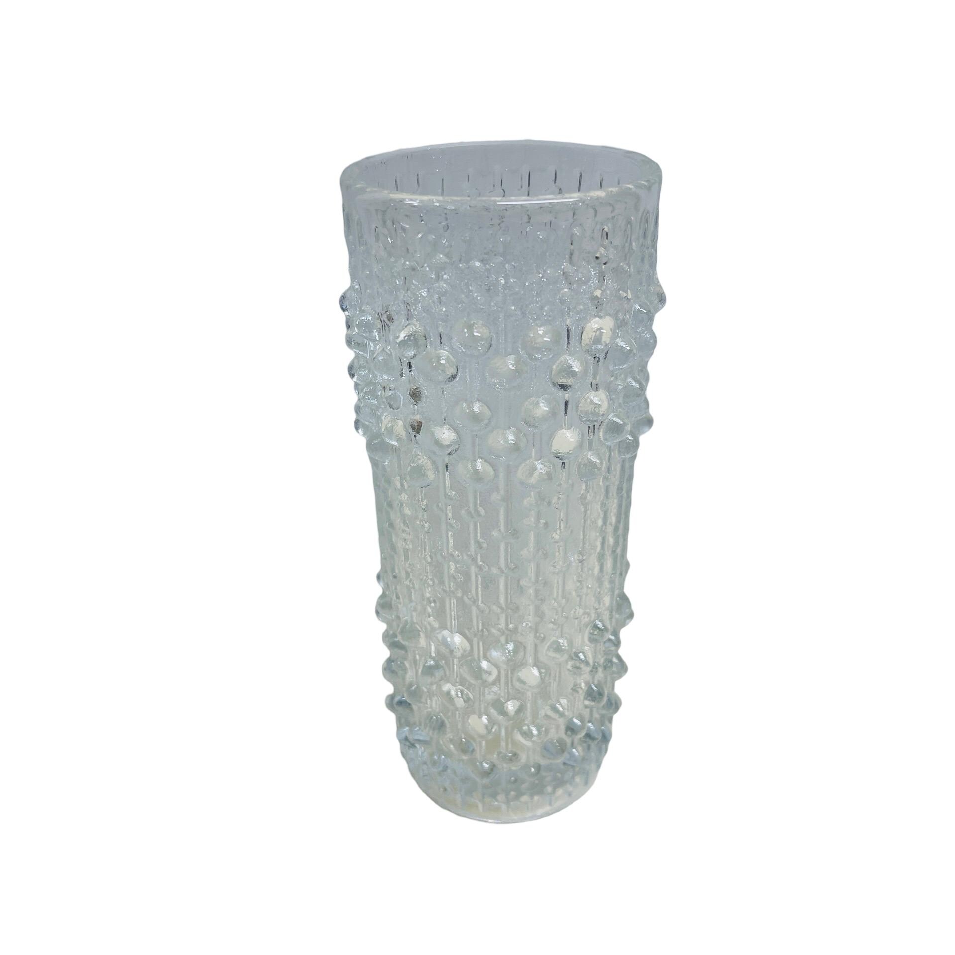 レア チェコ SKLO UNION ヴィンテージ Candle Wax Vase ガラス