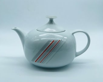 China Teapot Mod Winterling Kirchenlamitz Bavaria Porcelain Teapot Postmodern Design