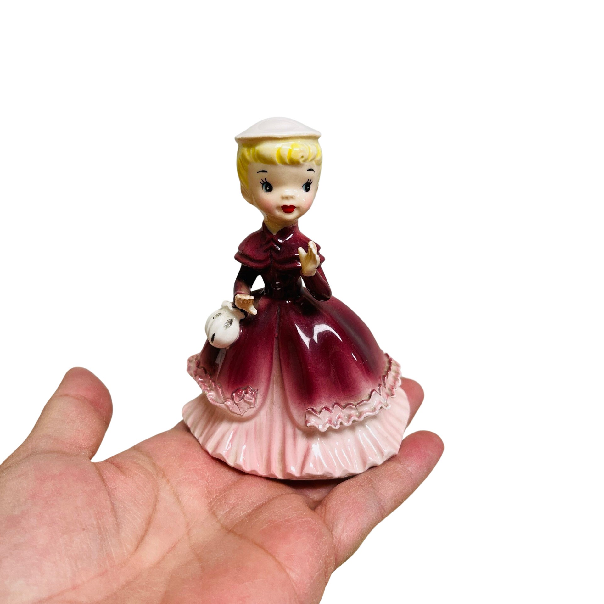 置物 pink bud Adorable ESD Japan Lady Planter Bud Vase - Etsy Canada