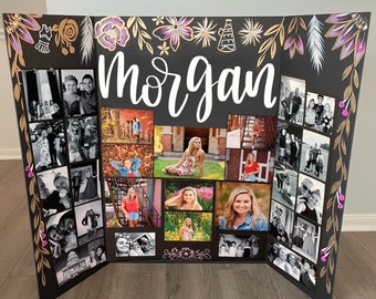 Senior Tri-Fold Photo Display Board for Graduation Party