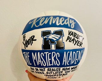 Hand Painted Customizable Volleyball
