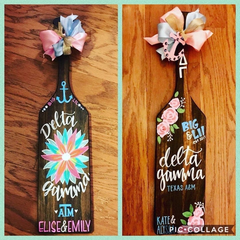 Customized Sorority Paddle Etsy
