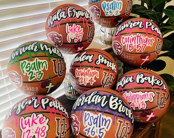 Hand Painted Custom Basketballs