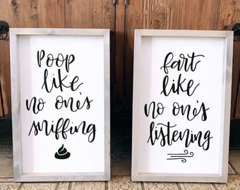 Bathroom Sayings / Bathroom Quotes / Bathroom Wall Decor