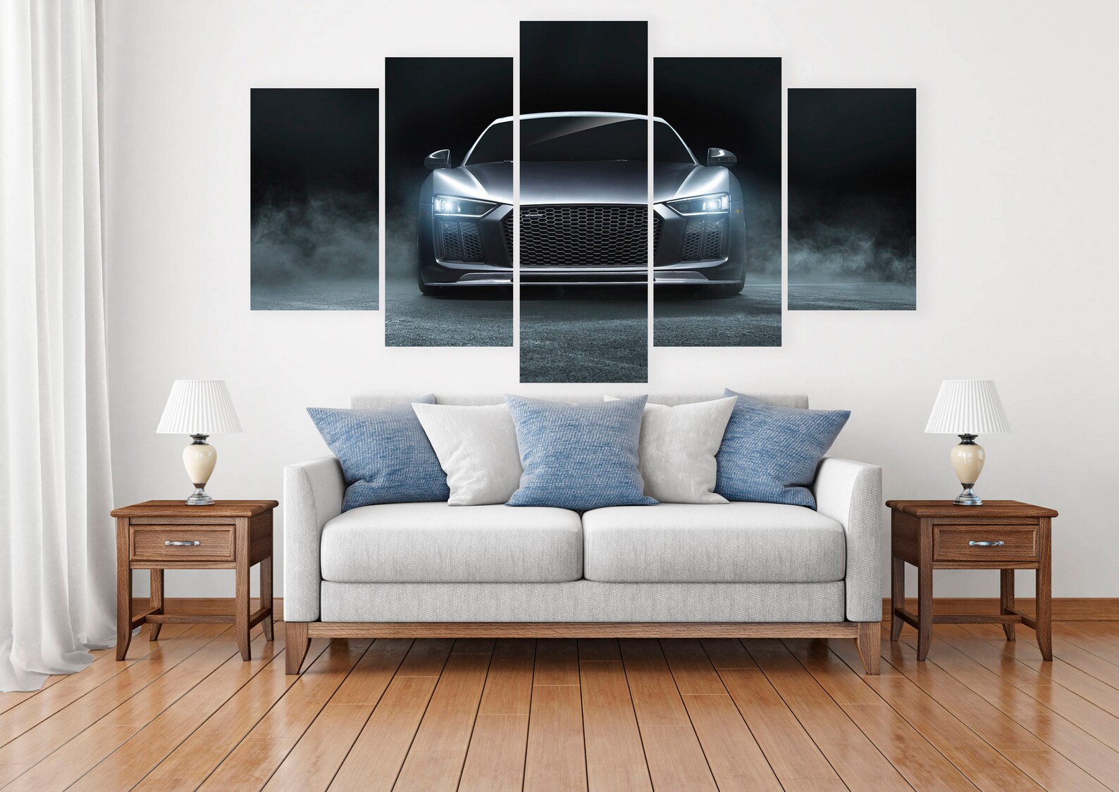 Autos-Wand-Kunst gedruckt auf Leinwand übergroße Leinwand 5 | Etsy