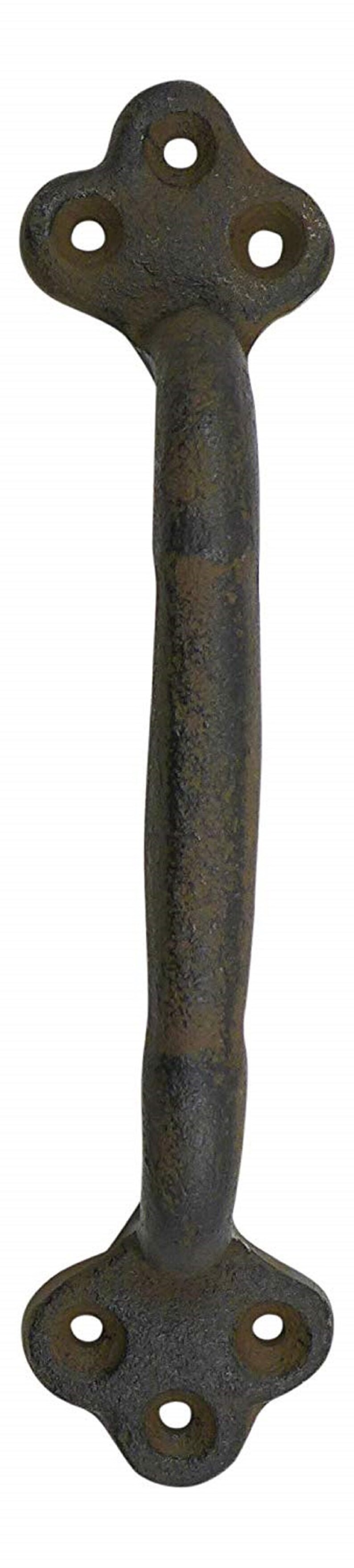 Rustic Cast Iron Door Handle Pulls Etsy