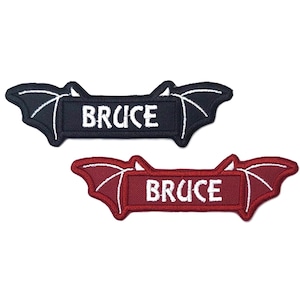 Nombre bordado personalizado. Etiquetas personalizadas. Parche personalizado. Ancho 4 pulgadas. Se puede planchar. Se puede coser.