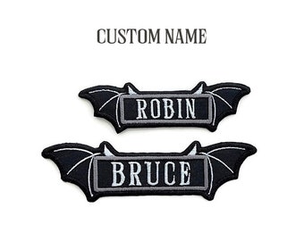Custom Embroidered Name. Custom Name Tags. Personalized Name Patch. Iron on. Sew on.