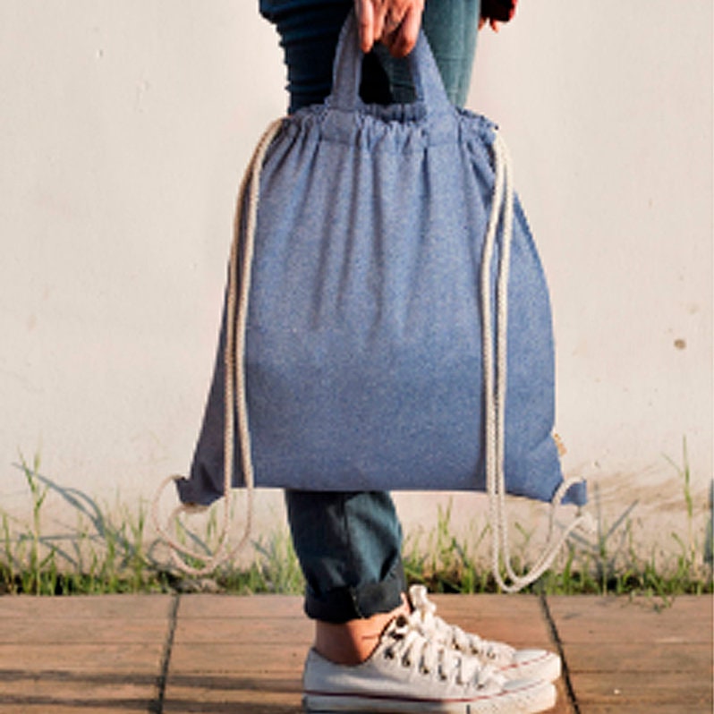 Textiles Backpack Cotton Backpack. Fabric Backpack. Adjustable Backpack. - Etsy