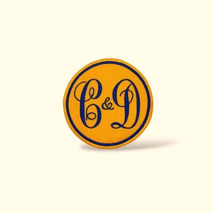 Monogram patch, Custom initial Tags. Personalized Name Patch. Iron on. Sew on. image 6