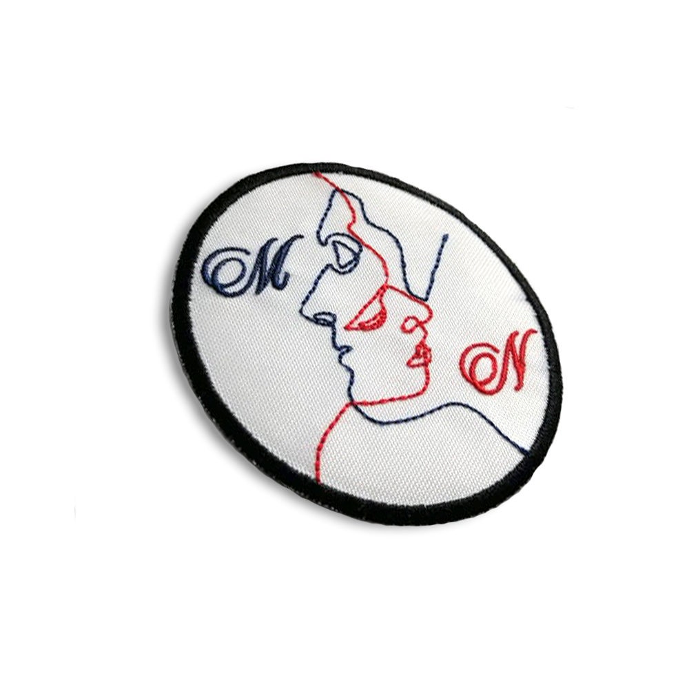 Custom Patch for Couples. Custom Couples Initials. Iron On, Sew On. - Etsy