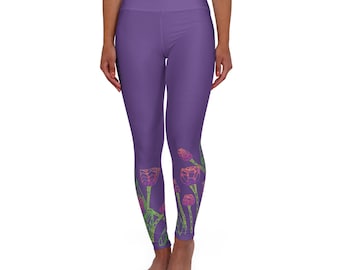 Floral Print Leggings “Tulips”