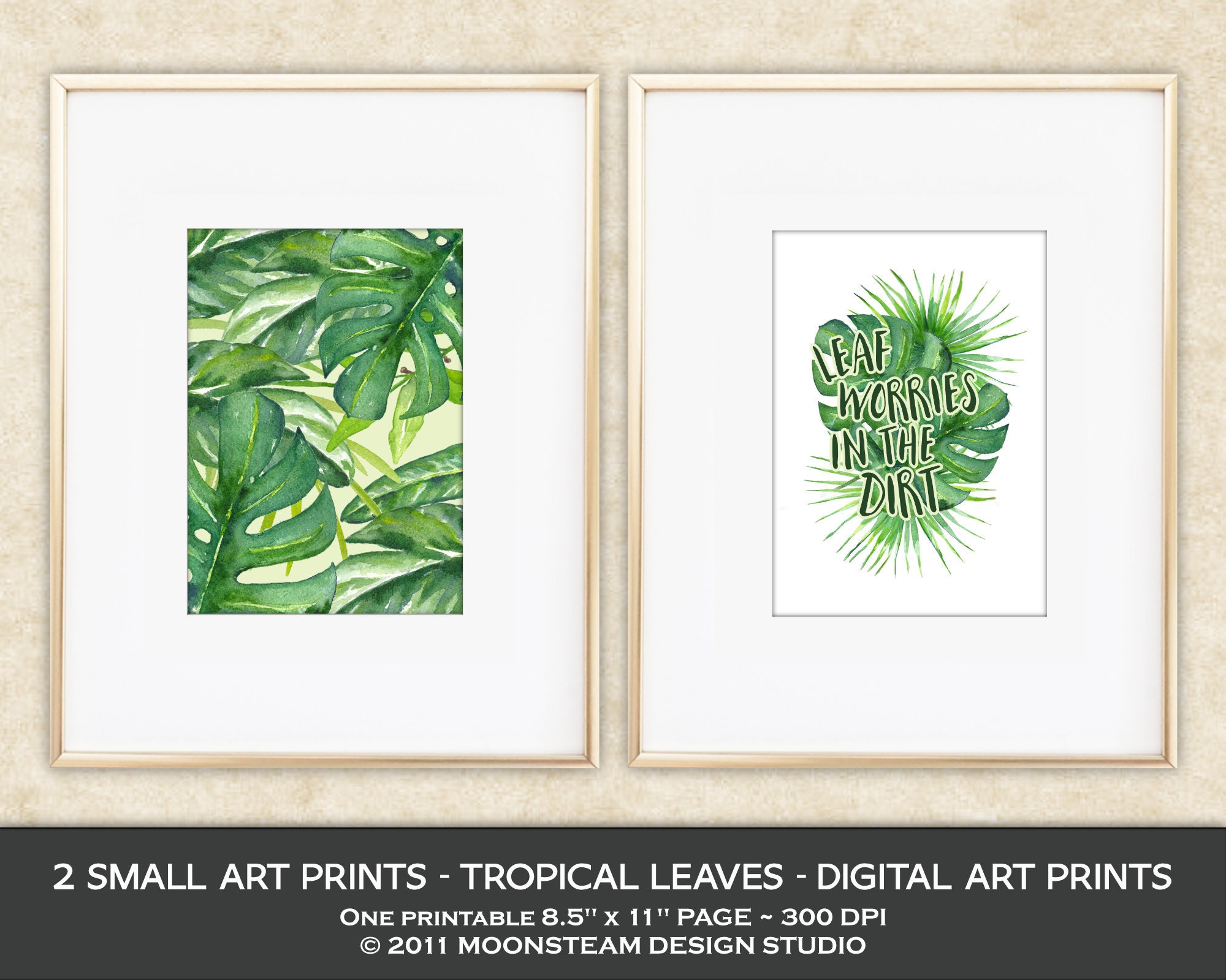 Tropical Printables Tropical Art Prints Downloadable Art | Etsy