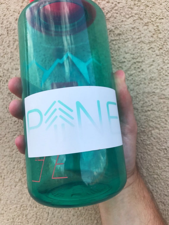 Sticker for Water bottle Laptop Running Hiking PIINE Adventure Classic Sticker Outdoors Sports Gift for Him Cycling Fun