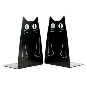 Decorative Cat Figure Book Holder, Metal Decor, Best Gift Ever, Home Decor