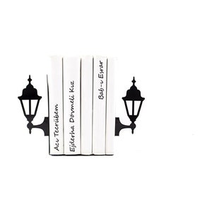 Metal Art Lamp Bookends, Metal Decor, Best Gift Ever, Home Decor
