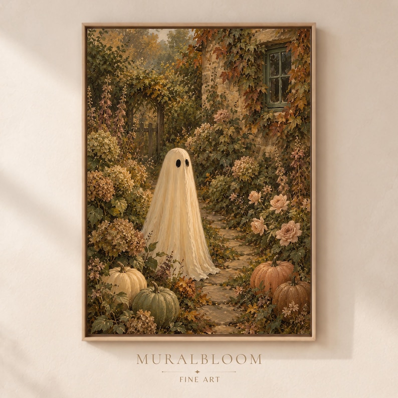 Autumn Ghost Garden printable wall art