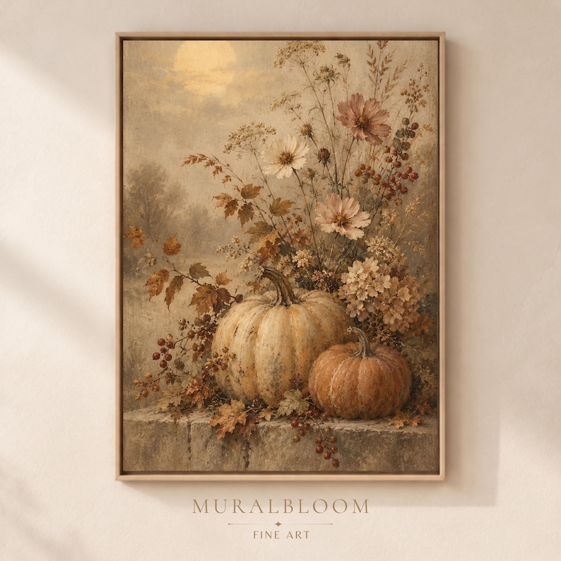 Autumn Pumpkin printable wall art