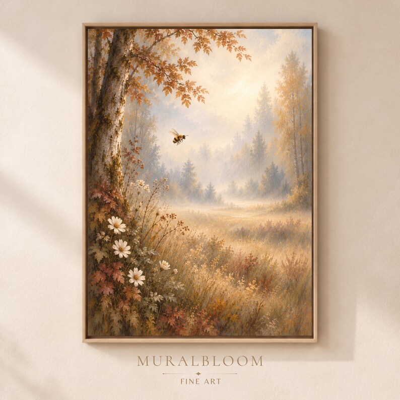 Hidden Bee printable wall art