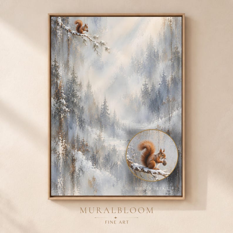 Winter Forest printable wall art